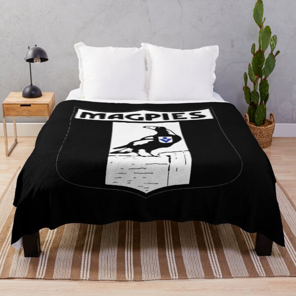 Item preview, Mighty Magpies Retro Logo Drawing designed and sold by Luke Foran Sports Art.