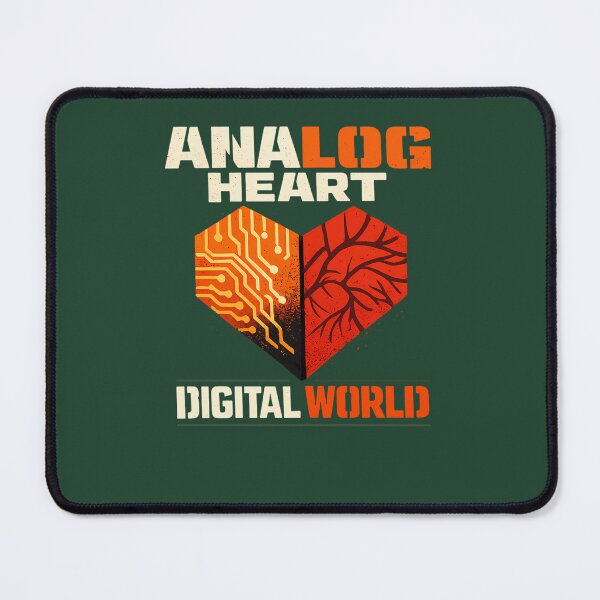Item preview, Analog Heart Digital World - Tech Balance Street Art 99 designed and sold by MYLLYPYLLY.