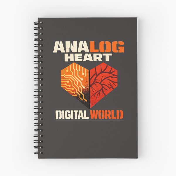 Item preview, Analog Heart Digital World - Tech Balance Street Art 99 designed and sold by MYLLYPYLLY.
