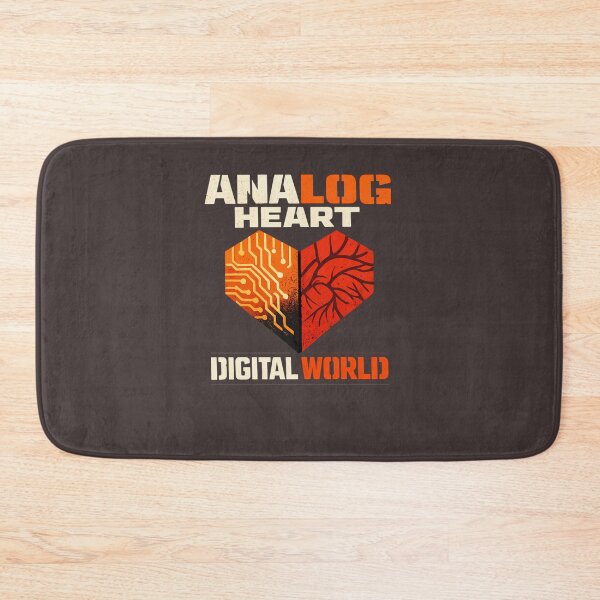 Item preview, Analog Heart Digital World - Tech Balance Street Art 99 designed and sold by MYLLYPYLLY.