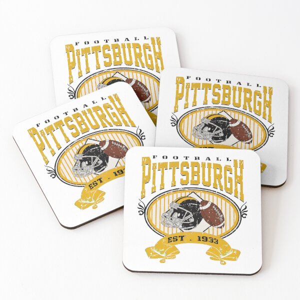 Item preview, Vintage Pittsburgh Football Est 1933 Helmet and Ball Crest Design designed and sold by KevinLeon13697.