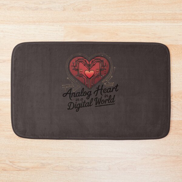 Item preview, Analog Heart In A Digital World Vintage Heart With Modern Tech Circuits 89 designed and sold by MYLLYPYLLY.