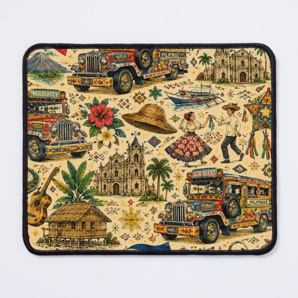 Item preview, Filipino Jeepney Pattern – Colorful Philippines Culture & Heritage designed and sold by RJACreative.