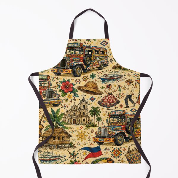 Item preview, Filipino Jeepney Pattern – Colorful Philippines Culture & Heritage designed and sold by RJACreative.