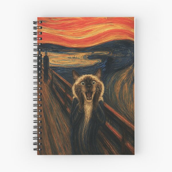 Item preview, The Scream Cat Parody Painting designed and sold by IRONFRAME.
