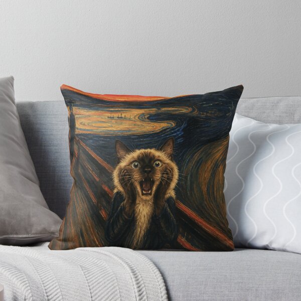 Item preview, The Scream Cat Parody Painting designed and sold by IRONFRAME.
