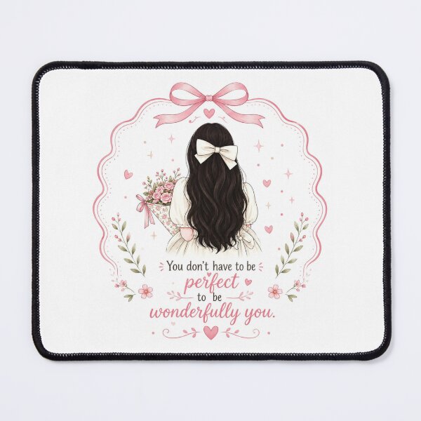 Item preview, Cute Girl with Flowers | Self Love Inspirational Aesthetic designed and sold by itxelaraStudio.