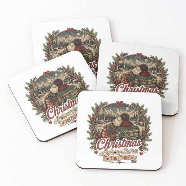 Item preview, Christmas Adventure Together Romantic Christmas Couple Holiday Gift designed and sold by LiviuGligoros.