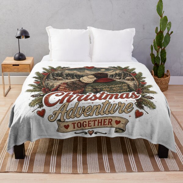 Item preview, Christmas Adventure Together Romantic Christmas Couple Holiday Gift designed and sold by LiviuGligoros.