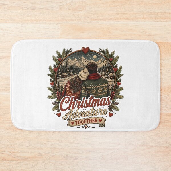 Item preview, Christmas Adventure Together Romantic Christmas Couple Holiday Gift designed and sold by LiviuGligoros.
