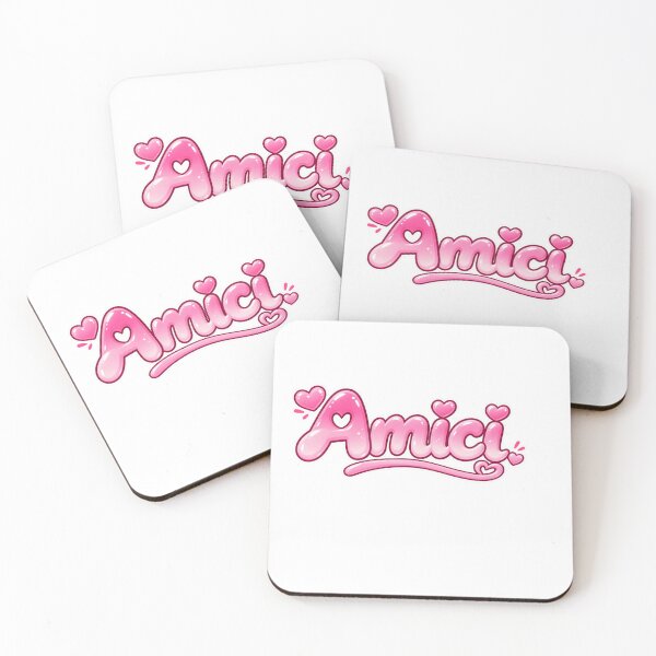 Item preview, AMICI – Cute Kawaii Friendship T-Shirt designed and sold by The Kawaii Forge.