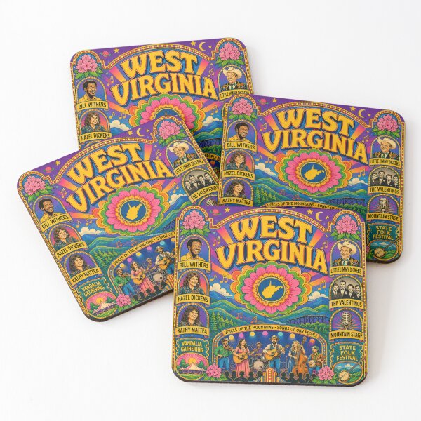 Item preview, West Virginia Music Culture – Appalachian Folk, Country & Mountain Music Art designed and sold by FlyingSeas.