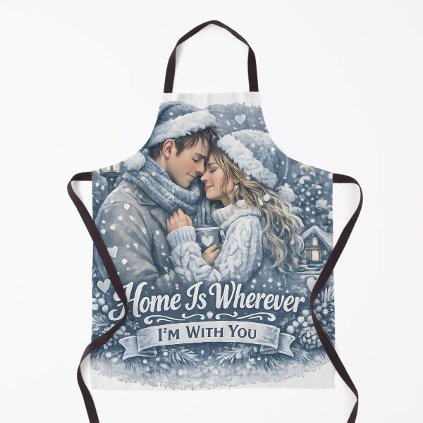 Item preview, Home Is Wherever I'm With You Romantic Christmas Couple Holiday Gift designed and sold by LiviuGligoros.