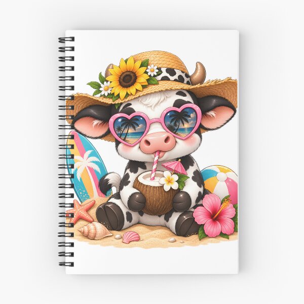 Item preview, Cute Beach Cow Summer Vacation designed and sold by TinyWeird.