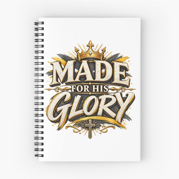 Item preview, Made for His Glory – Christian Faith Typography designed and sold by Paltooproducts.