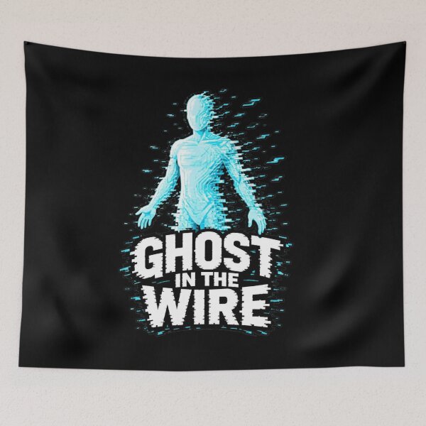 Artikelvorschau, Ghost in the Wire – Digitale Überblendung entworfen und verkauft von DarkCodeLabs1.