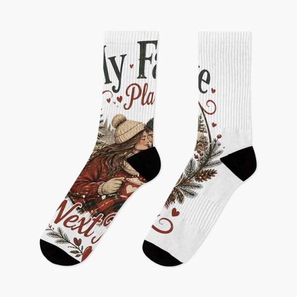 Item preview, My Favorite Place Is Next To You Romantic Christmas Couple Holiday Gift designed and sold by LiviuGligoros.