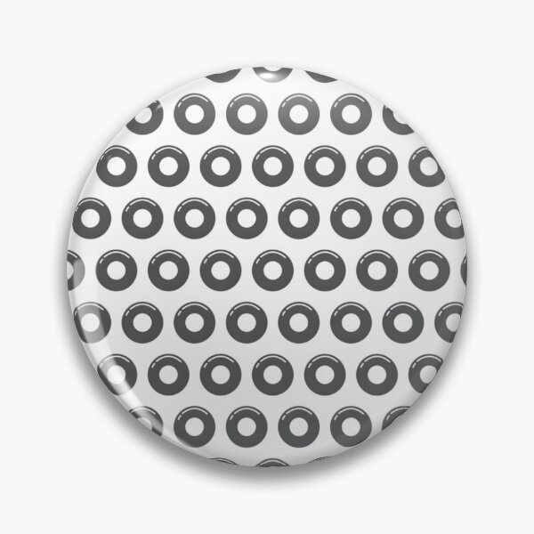Item preview, Minimalist Dark Gray Donut Pattern Design designed and sold by SuperCoolCool.