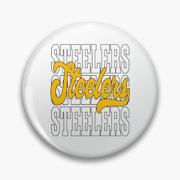 Item preview, Steelers Script Layered Typography Black Gold Football Fan Design designed and sold by AllisonBo57055.