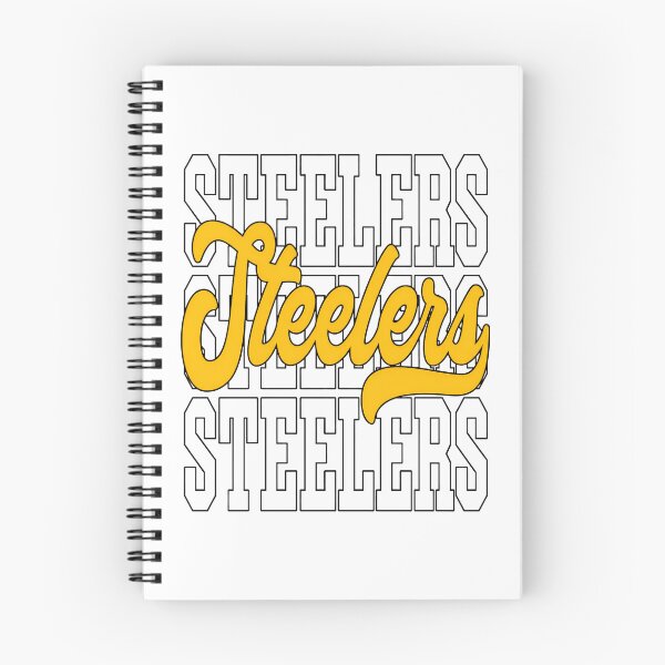 Item preview, Steelers Script Layered Typography Black Gold Football Fan Design designed and sold by AllisonBo57055.