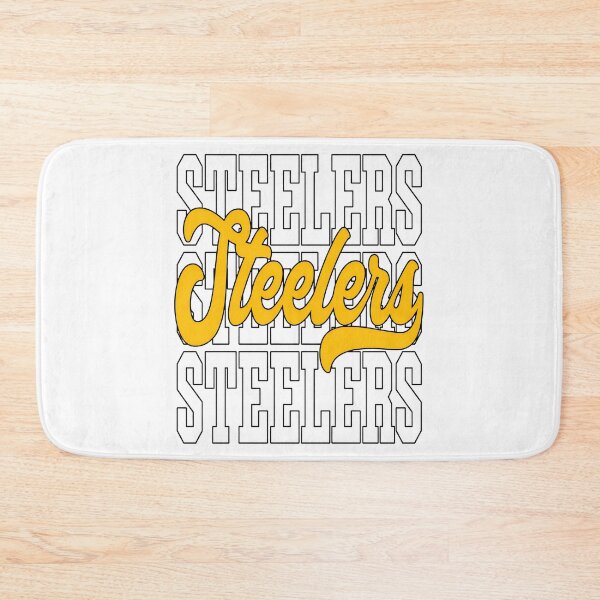 Item preview, Steelers Script Layered Typography Black Gold Football Fan Design designed and sold by AllisonBo57055.