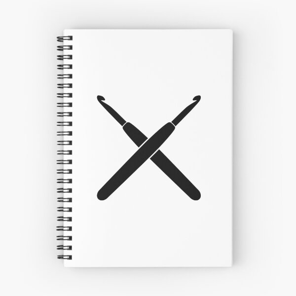 Item preview, Crossed Crochet Hooks Black FIll Icon Vector designed and sold by THP Creative.