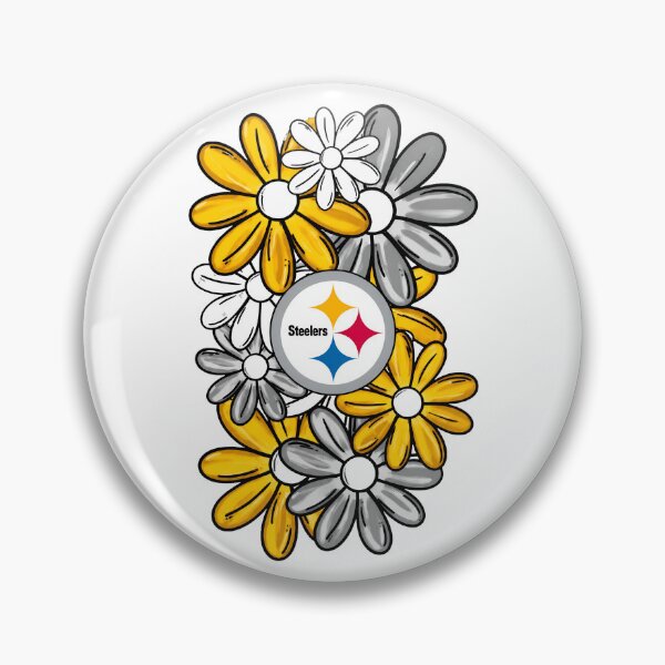 Item preview, Steelers Floral Daisy Black Gold Football Fan Flower Design designed and sold by ScottPatr89876.