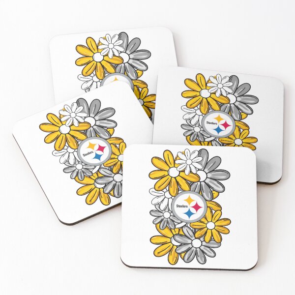 Item preview, Steelers Floral Daisy Black Gold Football Fan Flower Design designed and sold by ScottPatr89876.