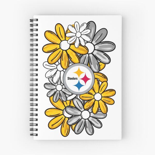 Item preview, Steelers Floral Daisy Black Gold Football Fan Flower Design designed and sold by ScottPatr89876.