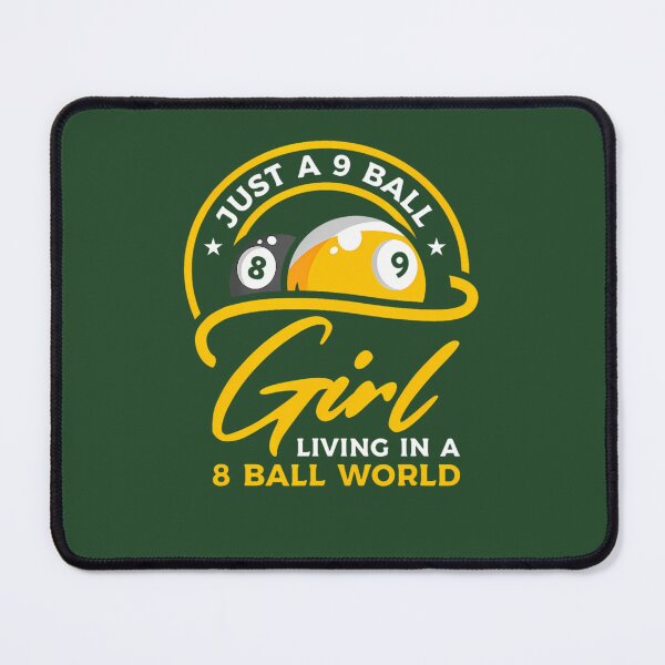 Item preview, 9 Ball Girl Living In 8 Ball World  Pool Snooker Billiards 121 designed and sold by ForestLibrary.
