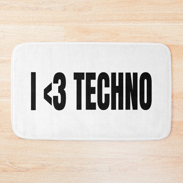 Artikelvorschau, Ich liebe Techno! entworfen und verkauft von scrmbld.