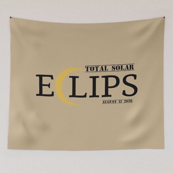 Item preview, eclipse solar total 2026 designed and sold by Essafi ⭐️⭐️⭐️⭐️⭐️⭐️.