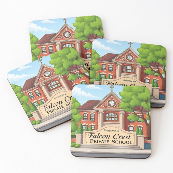 Item preview, Escuela privada Falcon Crest designed and sold by Uniqueartai.