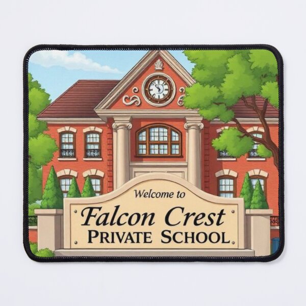 Item preview, Falcon Crest Private School designed and sold by Uniqueartai.