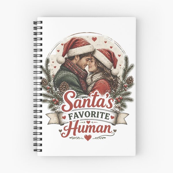 Item preview, Santa's Favorite Human Romantic Christmas Couple Holiday Gift designed and sold by LiviuGligoros.