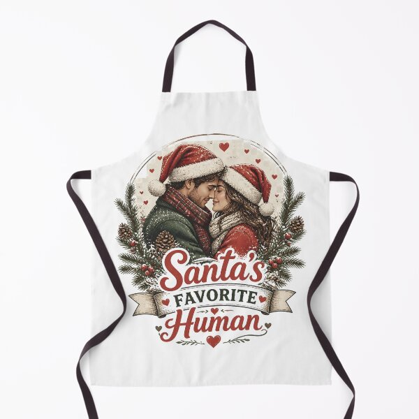 Item preview, Santa's Favorite Human Romantic Christmas Couple Holiday Gift designed and sold by LiviuGligoros.
