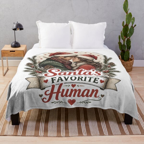 Item preview, Santa's Favorite Human Romantic Christmas Couple Holiday Gift designed and sold by LiviuGligoros.