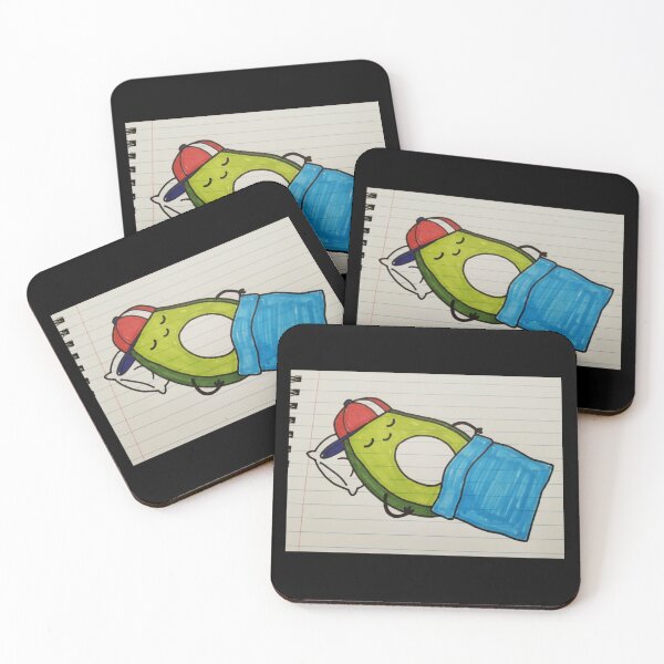 Item preview, Sleepy Avocado Bedtime Nap Doodle designed and sold by Avocado-Diary.