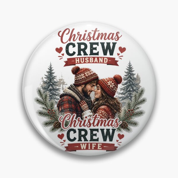 Item preview, Christmas Crew Husband Christmas Crew Wife designed and sold by LiviuGligoros.
