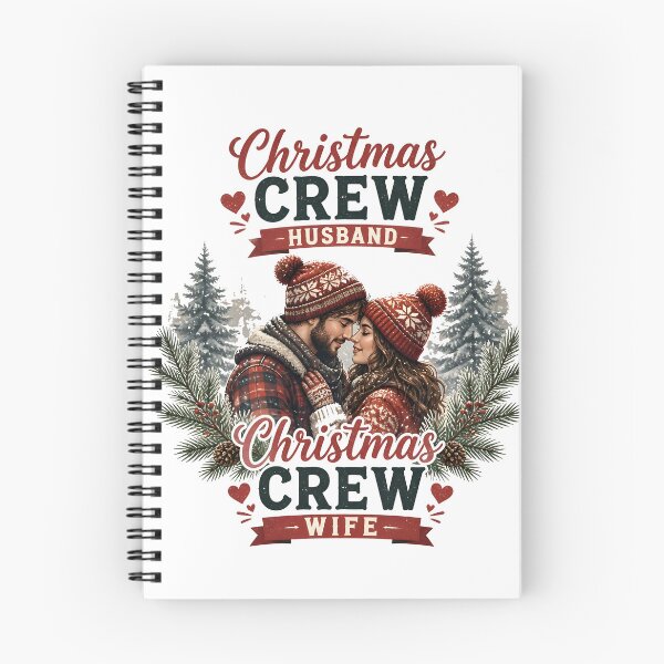 Item preview, Christmas Crew Husband Christmas Crew Wife designed and sold by LiviuGligoros.