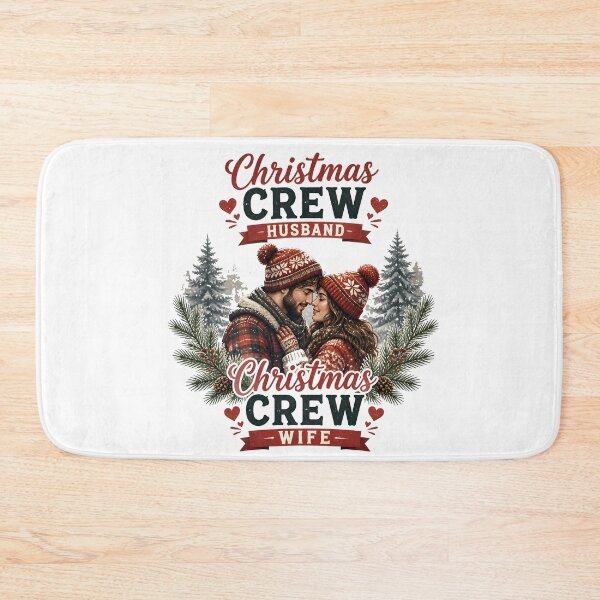 Item preview, Christmas Crew Husband Christmas Crew Wife designed and sold by LiviuGligoros.