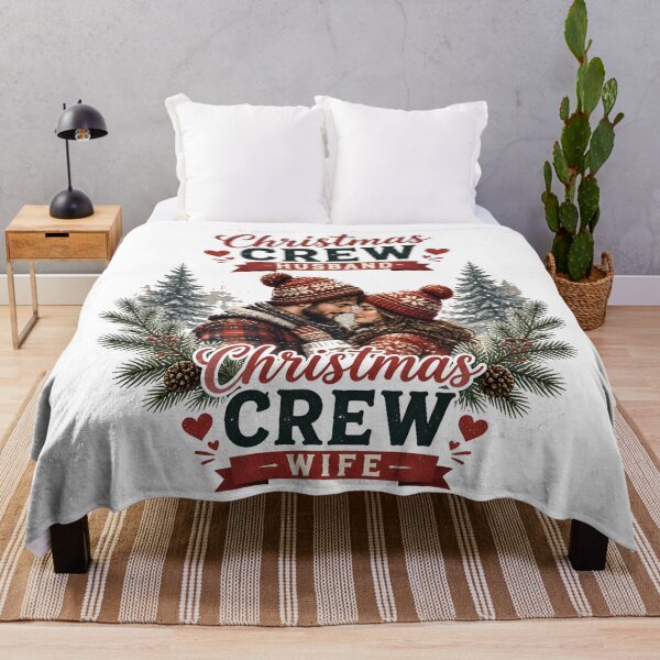 Item preview, Christmas Crew Husband Christmas Crew Wife designed and sold by LiviuGligoros.