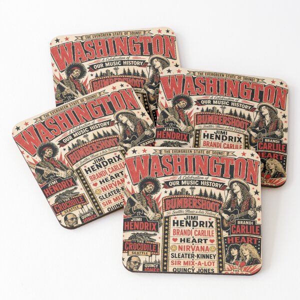 Item preview, Washington Music Culture – Seattle Grunge, Rock & Pacific Northwest Sound designed and sold by FlyingSeas.