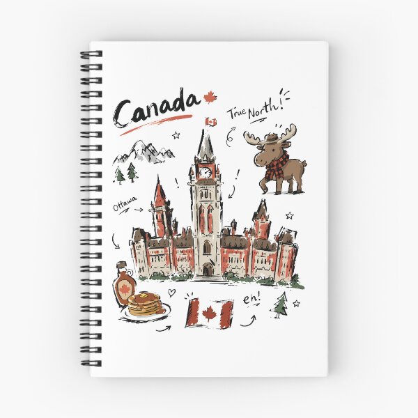 Item preview, Cute Parliament Hill Canada Doodle Art v2 designed and sold by RamyGallery.