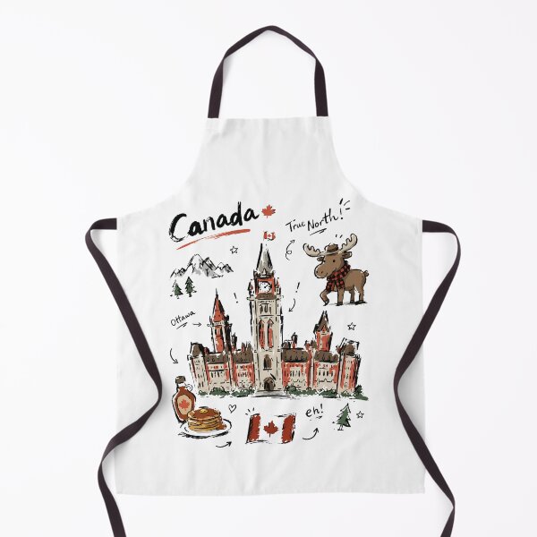 Item preview, Cute Parliament Hill Canada Doodle Art v2 designed and sold by RamyGallery.
