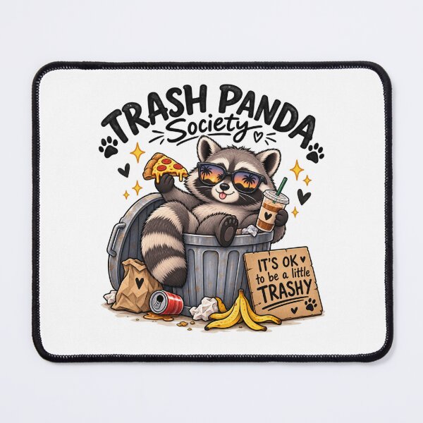 Item preview, Cute Trash Panda Society – Funny Raccoon designed and sold by ArtBySylvia.