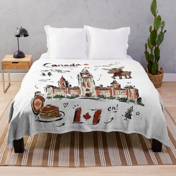 Item preview, Cute Parliament Hill Canada Doodle Art v2 designed and sold by RamyGallery.