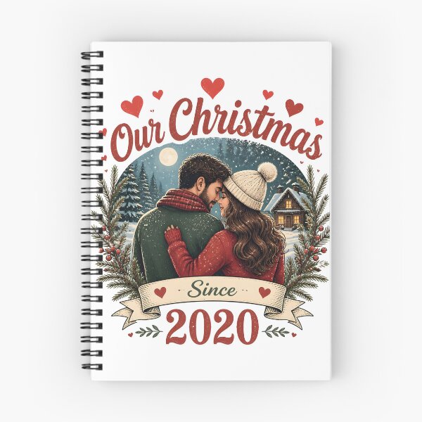 Item preview, Our Christmas Since 2020 Romantic Christmas Couple Holiday Gift designed and sold by LiviuGligoros.