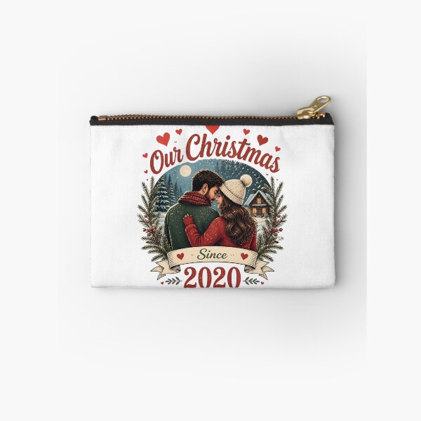 Item preview, Our Christmas Since 2020 Romantic Christmas Couple Holiday Gift designed and sold by LiviuGligoros.