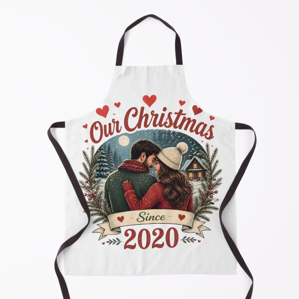 Item preview, Our Christmas Since 2020 Romantic Christmas Couple Holiday Gift designed and sold by LiviuGligoros.